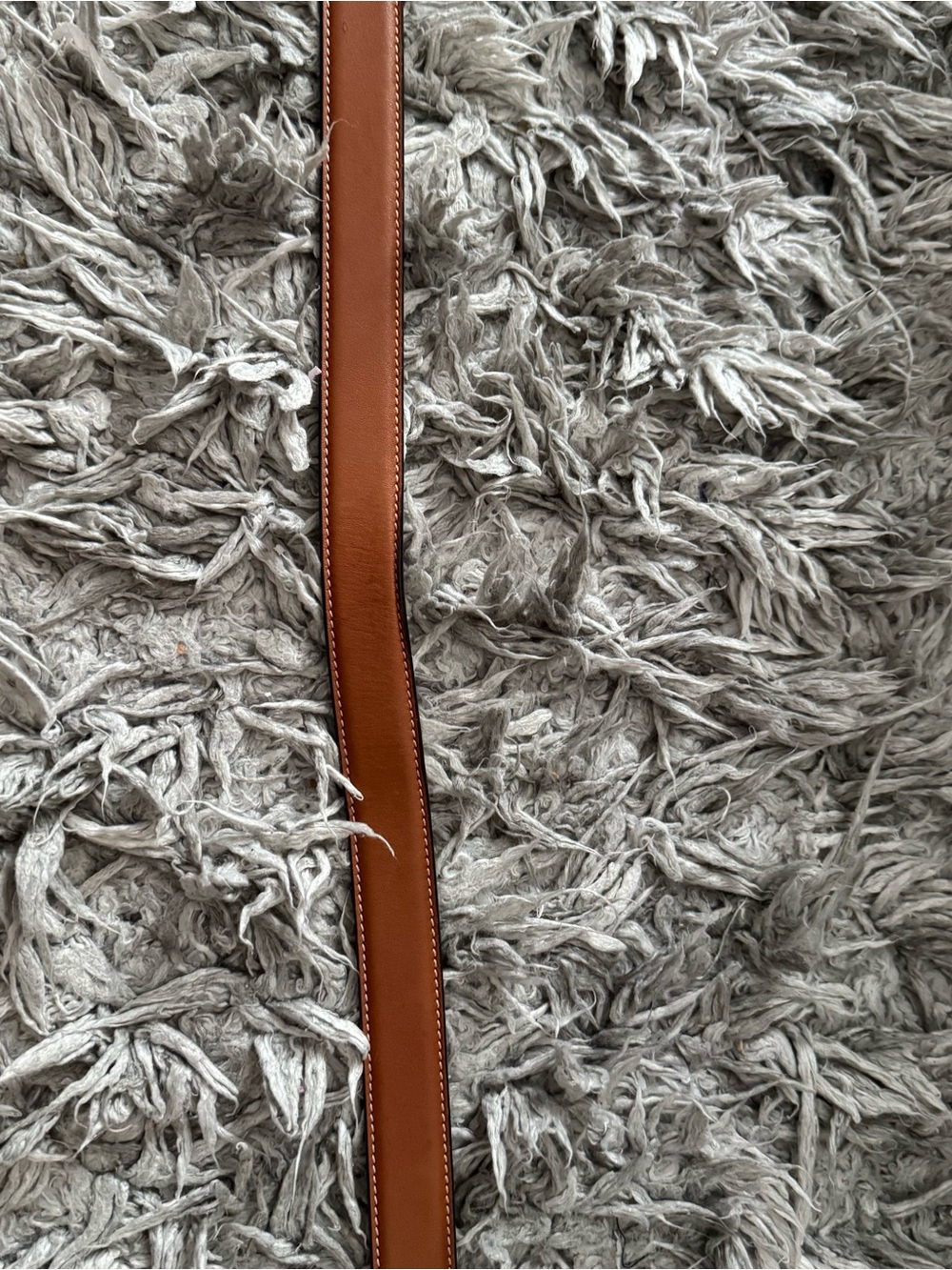 Celine Tan Leather Belt with Gold Logo Buckle - Picture 7 of 8
